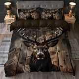 Breath of the Forest 3-Piece Quilt Style Duvet Cover Set