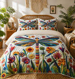 Dragonfly Garden 3-Piece Duvet Cover Set