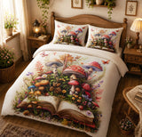 Mushroom Book 3-Piece Duvet Cover Set