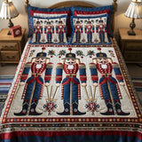 Nutcracker Land 3-Piece Quilted Style Bedding