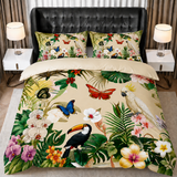 Rainforest Bloom 3-Piece Duvet Cover Set