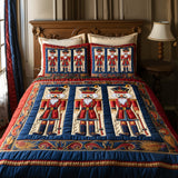 Royal Nutcracker 3-Piece Quilted Style Bedding