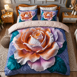 Sunrise Rose 3-Piece Duvet Cover Set
