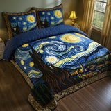 Van Gogh Night 3-Piece Quilt Style Duvet Cover Set