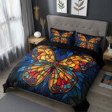 Glow Butterfly 3-Piece Duvet Cover Set